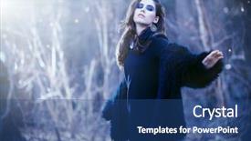  Presentation with simple nature - Presentation theme featuring forest beauty fashion nature background and a ocean colored foreground