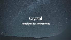  Presentation with desert night sky - PPT layouts featuring forest behind in the night background and a ocean colored foreground