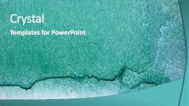  Presentation with watercolor - Slide set consisting of forest green watercolor background background and a teal colored foreground