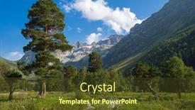  Presentation with blue mountain - 