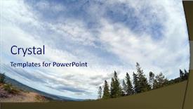  Presentation with norway - Cool new PPT theme with forest on a summer day backdrop and a  colored foreground