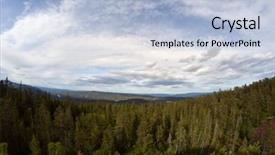  Presentation with norway - Slides enhanced with forest on a summer day background and a  colored foreground