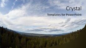  Presentation with norway - PPT layouts consisting of forest on a summer day background and a  colored foreground