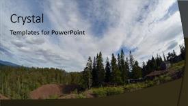  Presentation with norway - Beautiful presentation featuring forest on a summer day backdrop and a  colored foreground