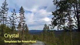  Presentation with norway - PPT layouts consisting of forest on a summer day background and a  colored foreground