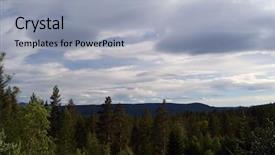  Presentation with norway - Colorful PPT layouts enhanced with forest on a summer day backdrop and a  colored foreground