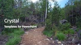  Presentation with norway - Amazing slide set having forest on a summer day backdrop and a  colored foreground