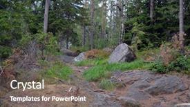  Presentation with norway - Audience pleasing slide deck consisting of forest on a summer day backdrop and a  colored foreground