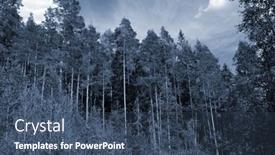  Presentation with norway - Presentation having forest-on-a-summer-day background and a ocean colored foreground