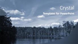  Presentation with norway - Presentation theme consisting of forest-on-a-summer-day background and a seafoam green colored foreground