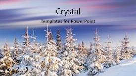  Presentation with sugarcane fields mountains landscape nature - PPT theme having forest snowy - majestic sunset in the winter background and a light blue colored foreground