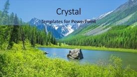 Presentation with russian forest - Colorful PPT theme enhanced with forest stranded - russian altai mountain landscape backdrop and a light blue colored foreground