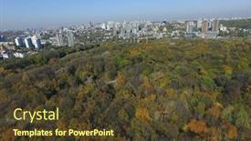  Presentation with 19th century - Slide deck consisting of forested-area-of-fort background and a tawny brown colored foreground