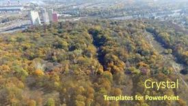  Presentation with 19th century - Beautiful theme featuring forested-area-of-fort backdrop and a tawny brown colored foreground