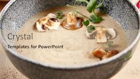  Presentation with soup - Slides enhanced with forester-soup-with-cheese-rusks background and a lemonade colored foreground