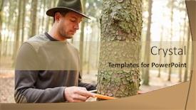  Presentation with forest - Colorful PPT layouts enhanced with forester-uses-the-clip backdrop and a coral colored foreground