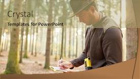  Presentation with inventory - PPT layouts with foresters-or-foresters-with-checklist background and a mint green colored foreground