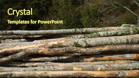  Presentation with forestry - Amazing presentation theme having forestry work in pyrenees france backdrop and a wine colored foreground