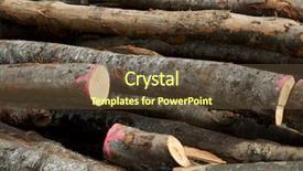  Presentation with forestry - Beautiful presentation design featuring forestry work in pyrenees france backdrop and a tawny brown colored foreground