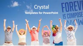  Presentation with composed a golden planet - PPT theme having forever is composed of nows background and a teal colored foreground