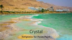  Presentation with medical tourism - Amazing presentation theme having forever living dead sea healing backdrop and a coral colored foreground