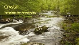  Presentation with spring water - Cool new presentation design with forge - rushing water of middle fork backdrop and a tawny brown colored foreground