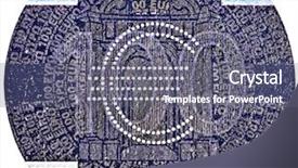  Presentation with military 3d drone hologram wireframe - Colorful slide deck enhanced with forgery - hologram on the one hundred backdrop and a gray colored foreground