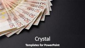  Presentation with money - Presentation theme having forgery - lot of european money background and a dark gray colored foreground