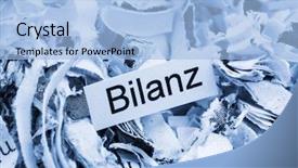  Presentation with data analysis - Slide set consisting of skin - foot bath in bowl background and a gray colored foreground