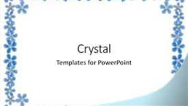  Presentation with forget - Audience pleasing PPT theme consisting of forget-me-not frame backdrop and a white colored foreground