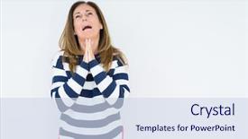  Presentation with praying hands - Slide deck featuring forgive - beautiful middle age woman wearing background and a sky blue colored foreground