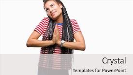  Presentation with forgiveness forgive - PPT layouts with forgive - young braided hair african american background and a light gray colored foreground