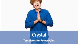  Presentation with elegant man in glasses optics - Presentation design with forgive - young handsome elegant man background and a teal colored foreground