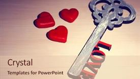  Presentation with marriage - PPT theme featuring forgiveness marriage - retro key with hearts background and a  colored foreground