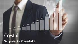  Presentation with financial - Cool new PPT layouts with forign exchange - businessman with financial symbols coming backdrop and a  colored foreground