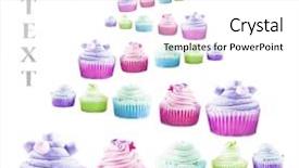  Presentation with tea party - PPT theme having form of a christmas background and a white colored foreground