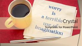  Presentation with imagination - Presentation theme enhanced with form of imagination - with espresso background and a lemonade colored foreground