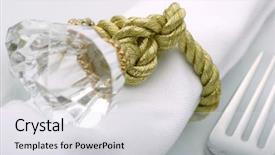  Presentation with banquet - Audience pleasing PPT layouts consisting of formal dinner service backdrop and a  colored foreground