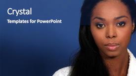  Presentation with african america - Amazing presentation theme having formal dresses - close-up shot of african america backdrop and a ocean colored foreground