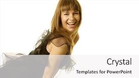  Presentation with formal - Theme featuring formal party - sexy woman dancing in black background and a white colored foreground