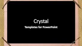  Presentation with album page - Amazing theme having formal photo albums - vintage album page backdrop and a black colored foreground