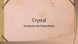  Presentation with album page - PPT theme having formal photo albums - vintage album page background and a lemonade colored foreground