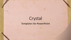  Presentation with album page - Presentation theme consisting of formal photo albums - vintage album page background and a lemonade colored foreground