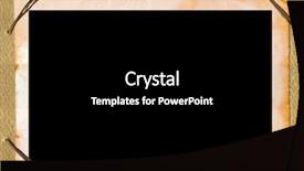  Presentation with album page - Presentation theme consisting of formal photo albums - vintage album page background and a black colored foreground