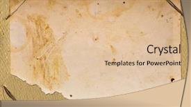  Presentation with photo album page - Audience pleasing theme consisting of formal photo albums - vintage album page backdrop and a lemonade colored foreground