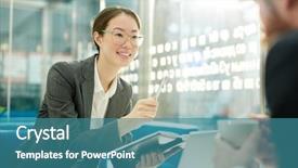  Presentation with recruitment - PPT layouts featuring formalwear discussing plans or project background and a teal colored foreground