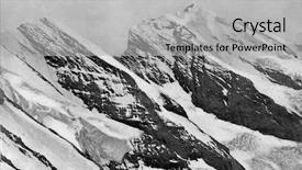  Presentation with mountain - Amazing slide set having formation by straightening the layer backdrop and a light gray colored foreground