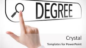  Presentation with search - Cool new PPT layouts with formation distance - degree written in search bar backdrop and a white colored foreground