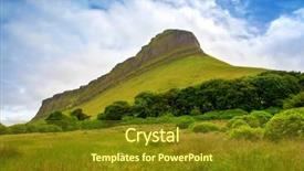  Presentation with ireland - Slide deck consisting of formation in county sligo ireland background and a tawny brown colored foreground