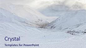  Presentation with new zealand - PPT layouts enhanced with formation ouvert distance - view of the crown range background and a lemonade colored foreground